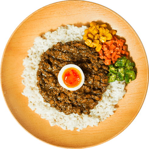 豚の黒キーマ